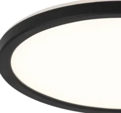 Cally LED plafond baderomslampe IP44 24cm sort