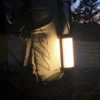 Camping lampe LED oppladbar IP68 14cm grønn