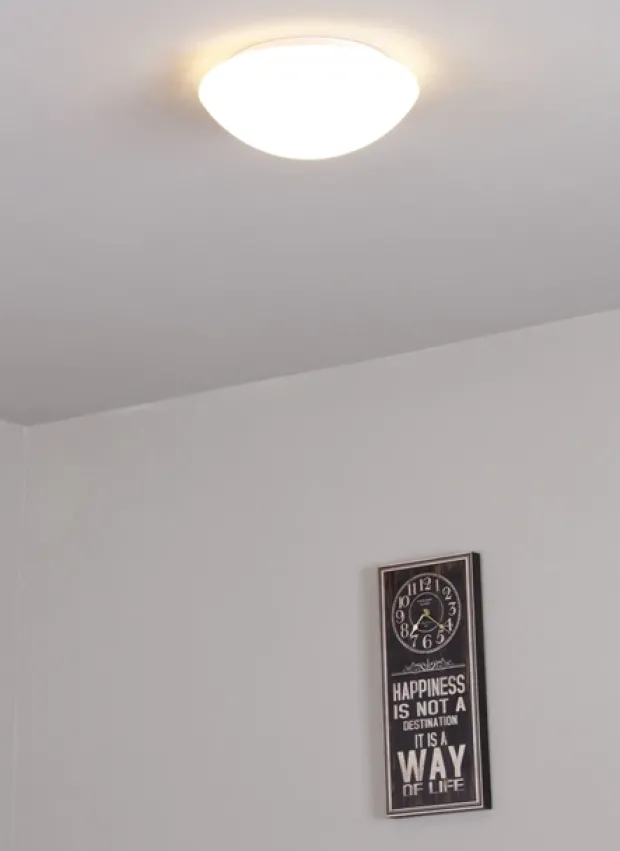 Cam plafond baderomslampe IP44 30cm hvit