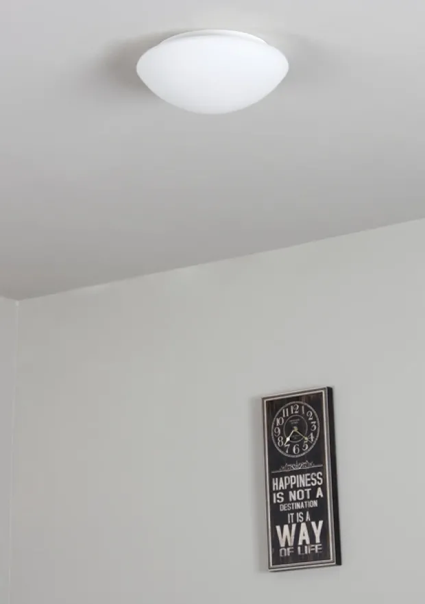 Cam plafond baderomslampe IP44 30cm hvit