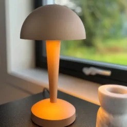 Canaria bordlampe 26,5cm brun