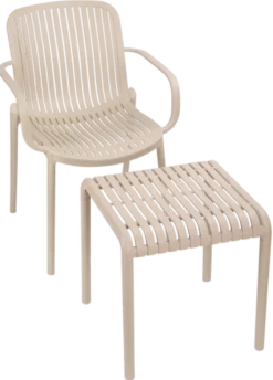 Capri stol beige