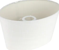 Celia skjerm oval 25cm hvit