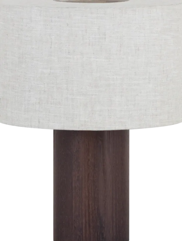 Challenge bordlampe 32cm brun