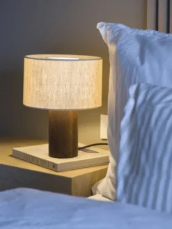 Challenge bordlampe 32cm brun