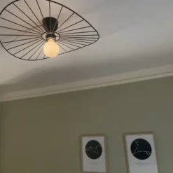 Chapeau plafond taklampe 60cm sort