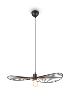 Chapeau taklampe 60cm sort