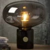 Charlize bordlampe 24cm marmor sort