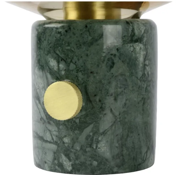 Charlize bordlampe 24cm marmor grønn