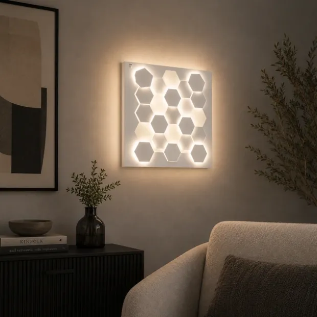 Cifavo LED vegglampe 55cm hvit