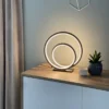 Circle Twin LED bordlampe 32cm sort