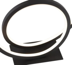 Circle Twin LED bordlampe 32cm sort