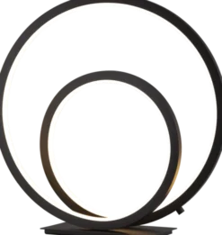 Circle Twin LED bordlampe 32cm sort