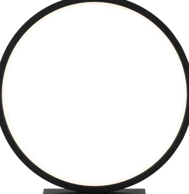 Circle Uno LED bordlampe 29cm sort