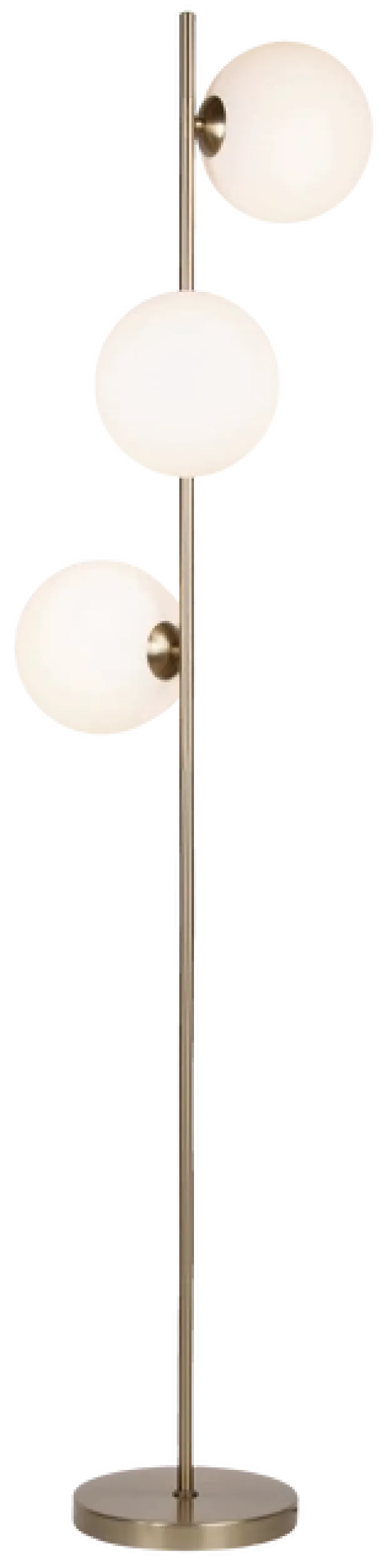 Cobe II gulvlampe 150cm messing/opal