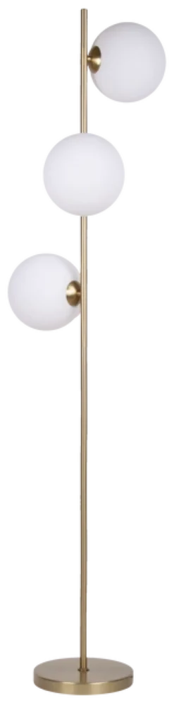 Cobe II gulvlampe 150cm messing/opal