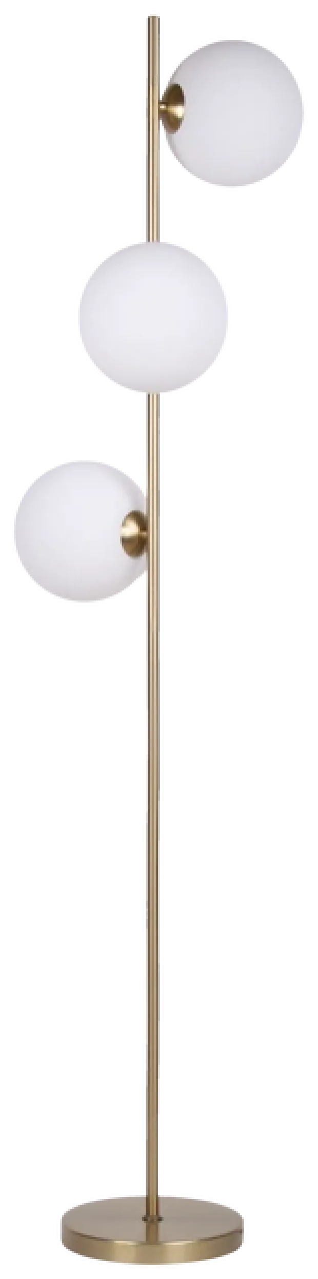 Cobe II gulvlampe 150cm messing/opal