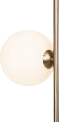 Cobe II gulvlampe 150cm messing/opal