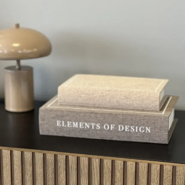 Coffee books design 2pk. brun