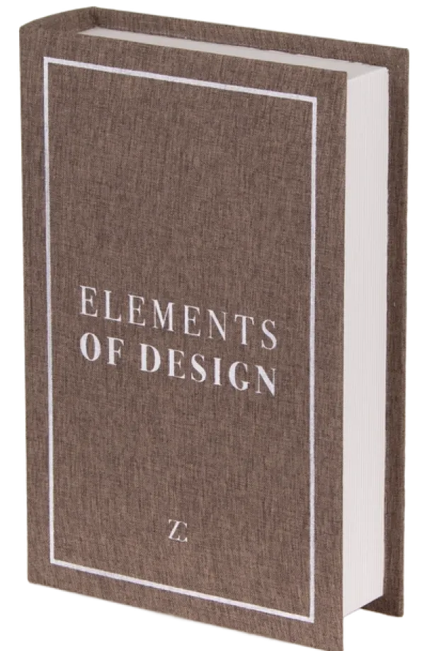 Coffee books design 2pk. brun