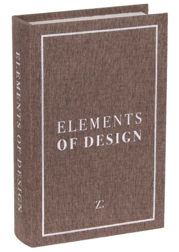 Coffee books design 2pk. brun