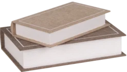 Coffee books design 2pk. brun