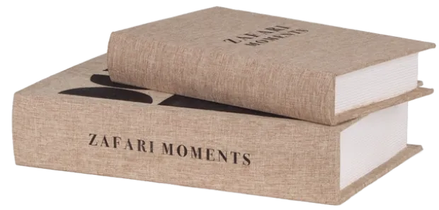 Coffee books moments 2pk. beige