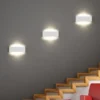 Concha vegglampe 28cm hvit