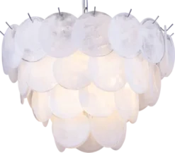 Cora taklampe 50cm hvit