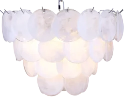 Cora taklampe 50cm hvit