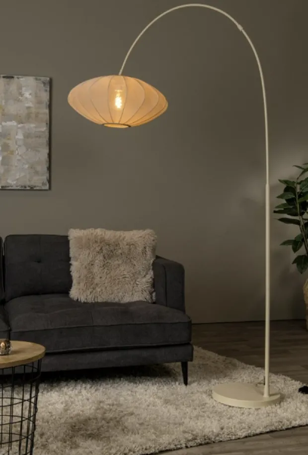 Corina Arc gulvlampe 192cm beige
