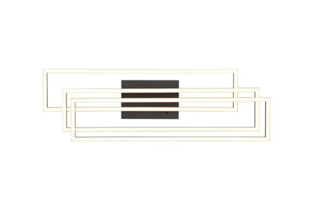 Corso LED plafond taklampe 66cm sort