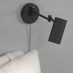Costilla leselampe vegg 12cm grå
