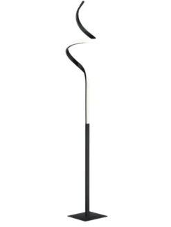 Course LED gulvlampe 145cm sort