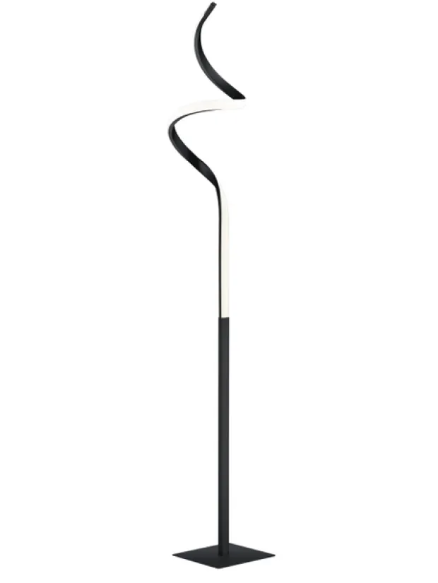 Course LED gulvlampe 145cm sort