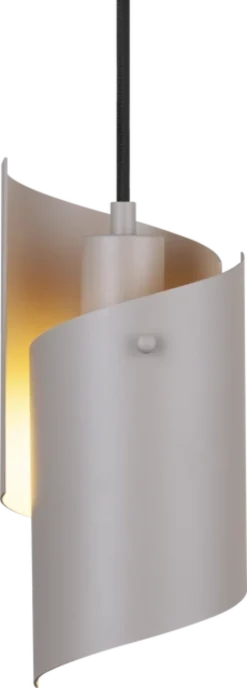 Curve pendel 13,5cm beige