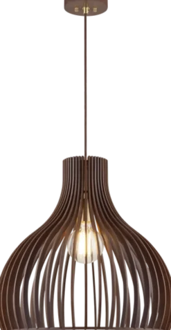 Daniella taklampe 46cm brun
