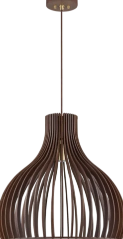Daniella taklampe 46cm brun