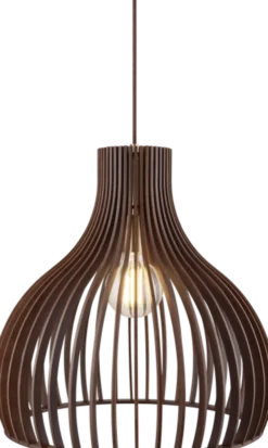 Daniella taklampe 46cm brun