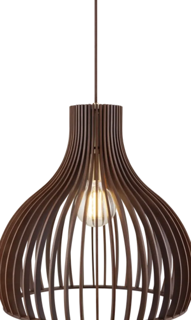 Daniella taklampe 46cm brun
