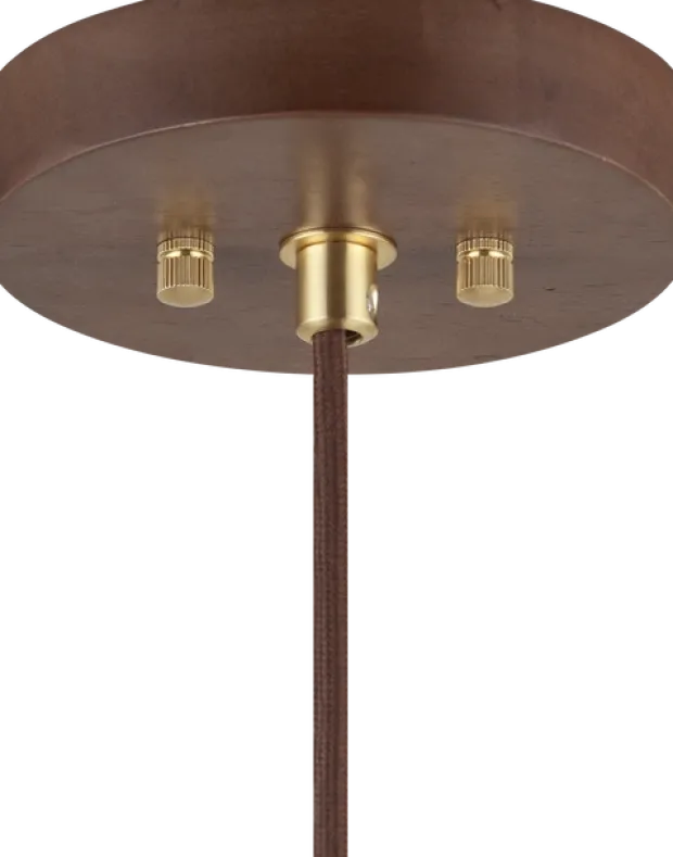 Daniella taklampe 46cm brun