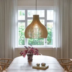 Daniella taklampe 46cm natur