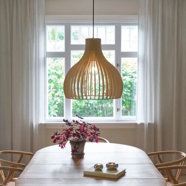 Daniella taklampe 46cm natur