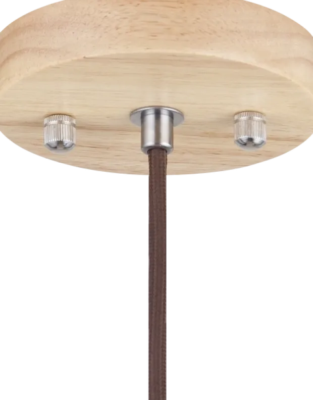 Daniella taklampe 46cm natur