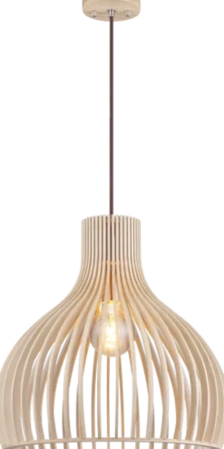 Daniella taklampe 46cm natur