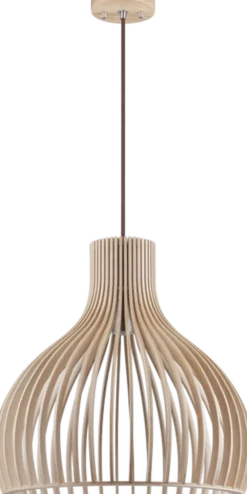 Daniella taklampe 46cm natur