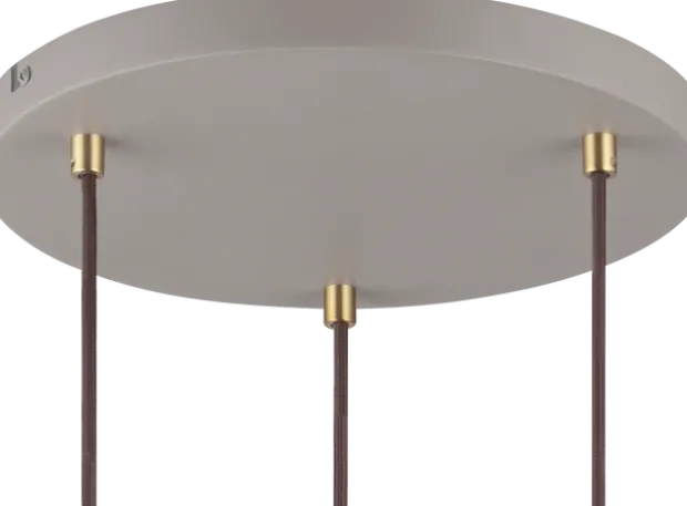 Daniella taklampe rondell 3lys 30cm natur