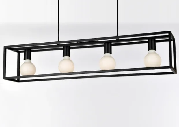 Dino taklampe 98cm sort