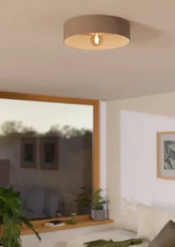 Duaia plafond taklampe 42cm beige