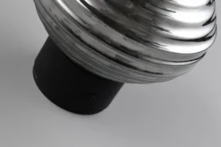 Earl LED oppladbar vegglampe 15,5cm smoke